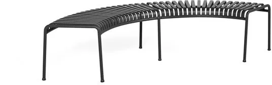 HAY Palissade Park Bench Set of 2 Freestanding Anthracite