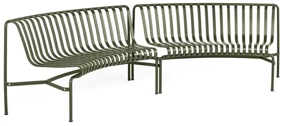 HAY Palissade Park Dining Bench In/In Starter Set 2 pcs. Olive