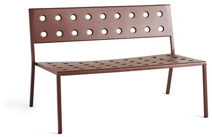 HAY Balcony Lounge Bench Iron Red