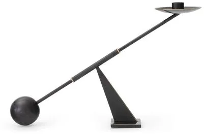 Audo Interconnect Candlestick W42.5 Brushed Brass