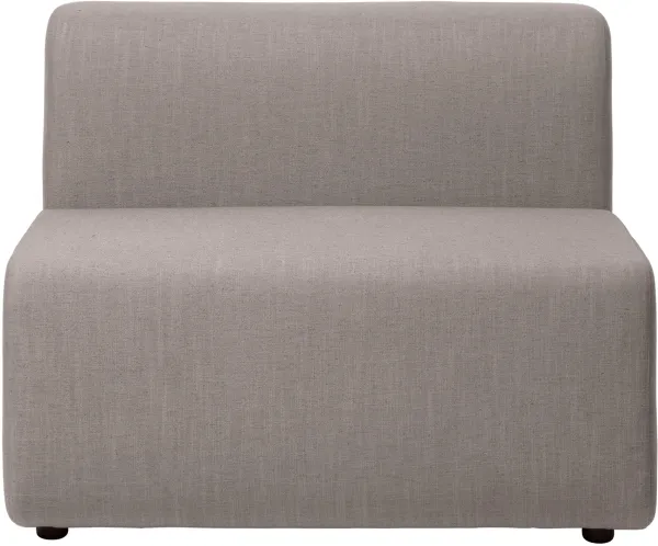 BROSTE COPENHAGEN Lagoon central modular sofa - latte fabric