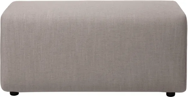 BROSTE COPENHAGEN Lagoon modular sofa pouf - latte fabric