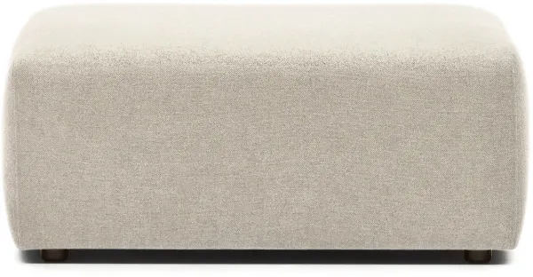 LAFORMA Neom footstool module - beige fabric (75x89)