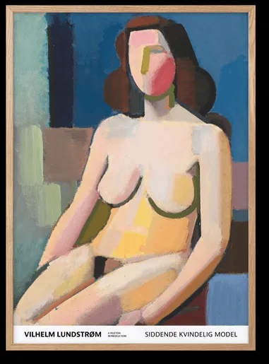 Peléton Seated Female Model, 1942 70x100 Poster
