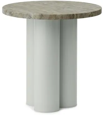 Normann Copenhagen Dit Tray Table Anodised Brass/Travertine Silver
