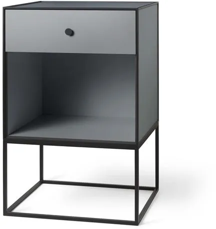 Audo Frame 49 Wall Shelf With 1 Grey Steel Shelf