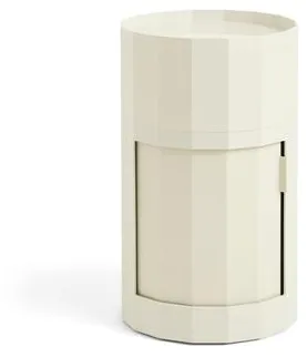 HAY Facet Side Table Polished Yellow Ash