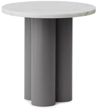 Normann Copenhagen Dit Tray Table Grey/Light Carrara Marble