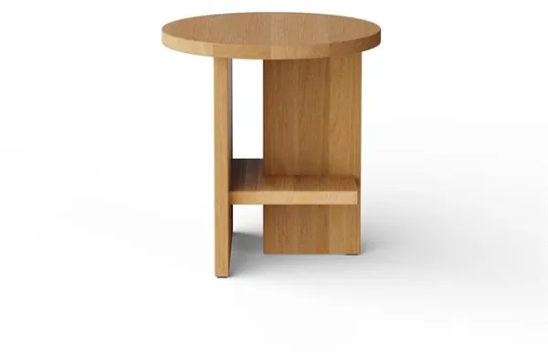 NINE Tee Side Table Solid Oak