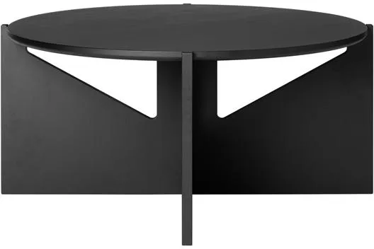 Kristina Dam Studio Simple coffee table XL black lacquered oak
