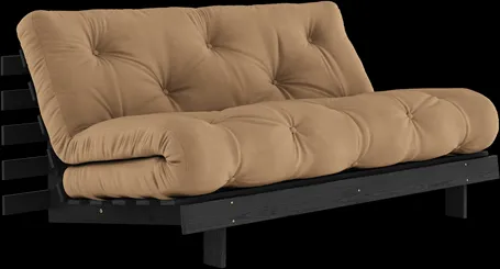 Karup Design Roots Sofa Bed With Roots Mattress 160x200 Mocca/Black Lacquered
