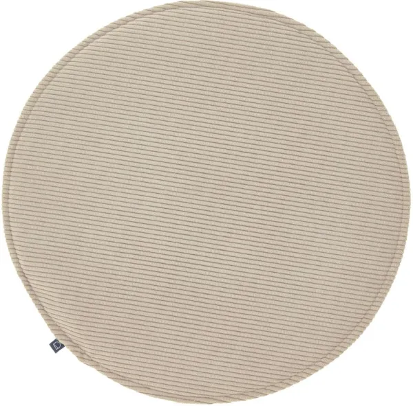 Sora, Dining chair cushion, beige, H2.5x35x35 cm