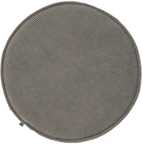 Sora, Dining chair cushion, grey, H2.5x35x35 cm