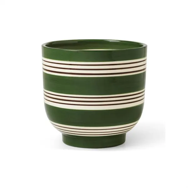 Kähler Omaggio Nuovo flower pot - Ø:15 cm - Green